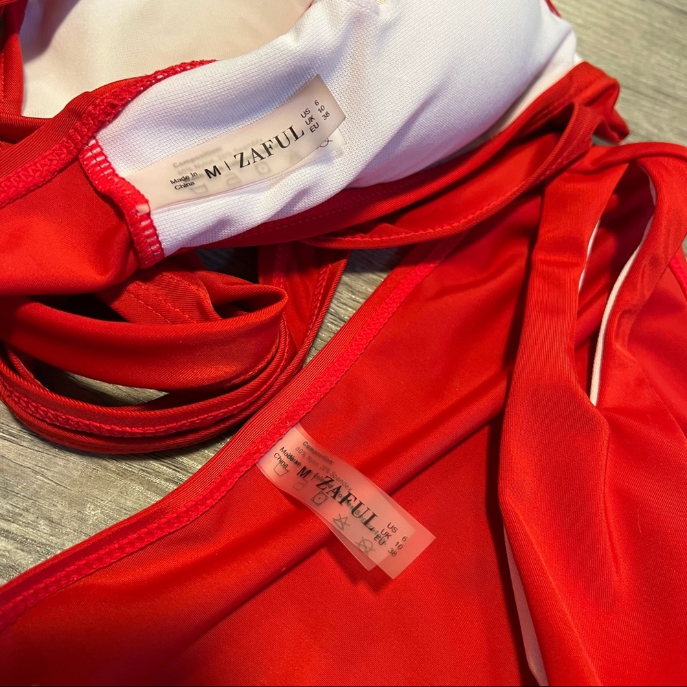 ZAFUL - Red Bikini - Picture 2 of 3